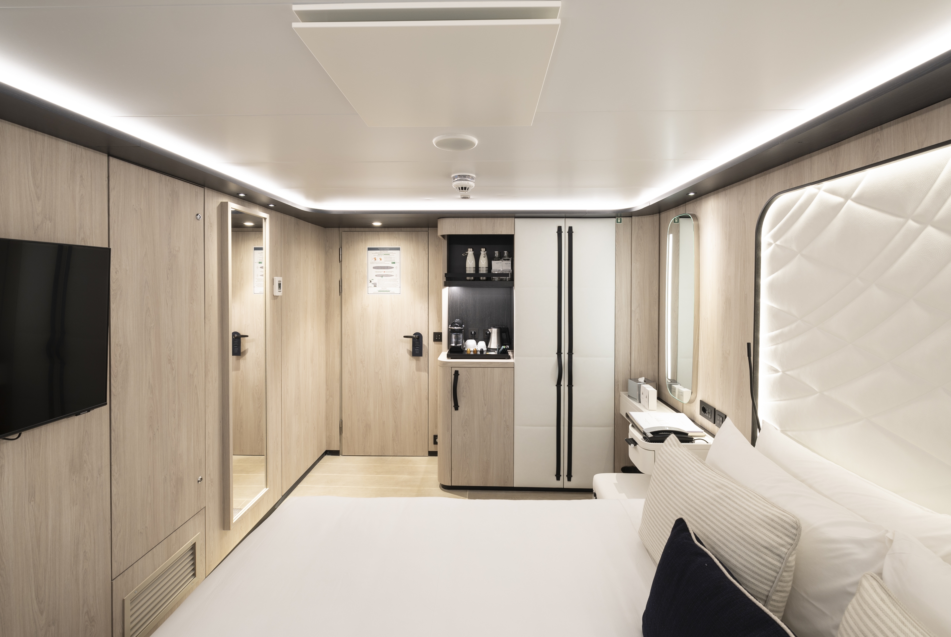 Upper decks balcony stateroom